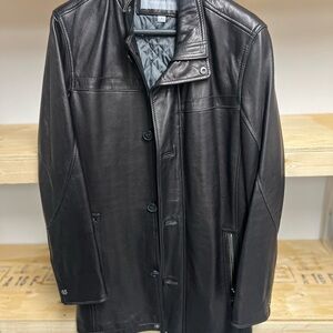 Men's Black Leather Jacket